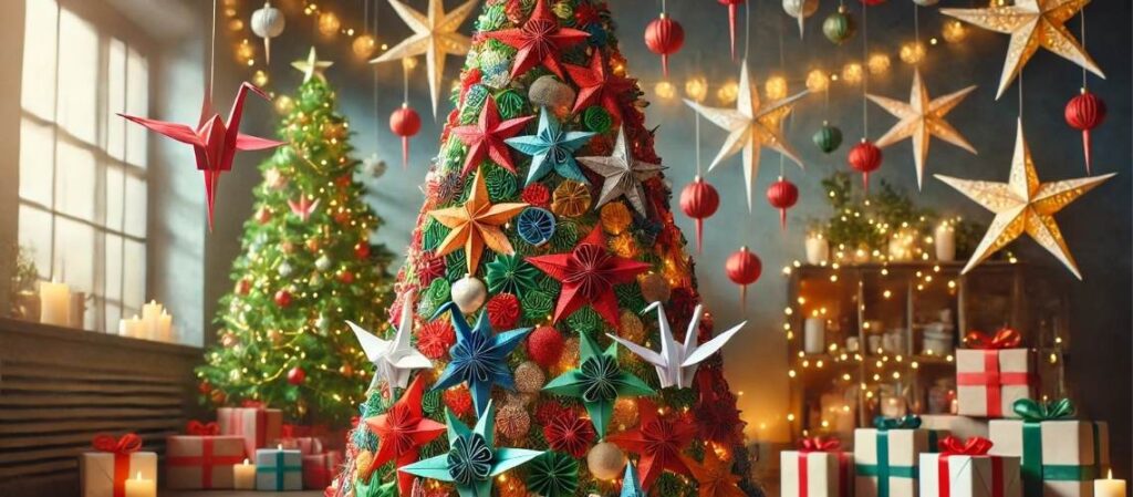 Albero di natale con origami