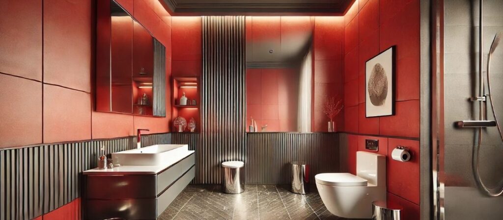 Bagno Colore Rosso